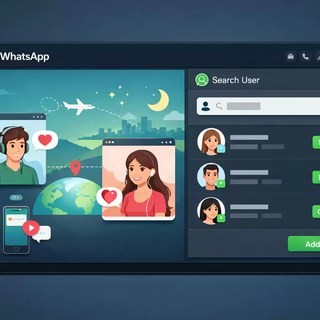 如何通过Whatsapp维系远距离恋情？，如何在whatsapp找人