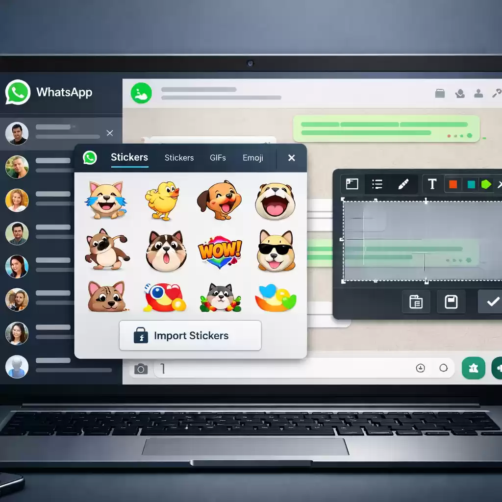 Whatsapp电脑版竟然支持表情包导入!,whatsapp在电脑上怎么截图-WhatsApp官网